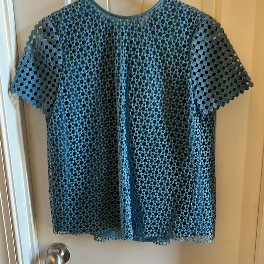 Tory Burch Crescent Guipure Lace Tee